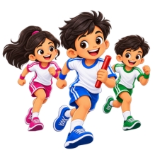Athletics activity for school children