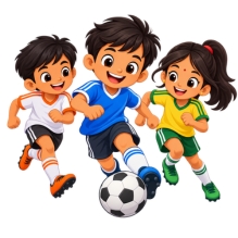 Football activity for school children
