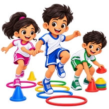 Fun Games activity for school children